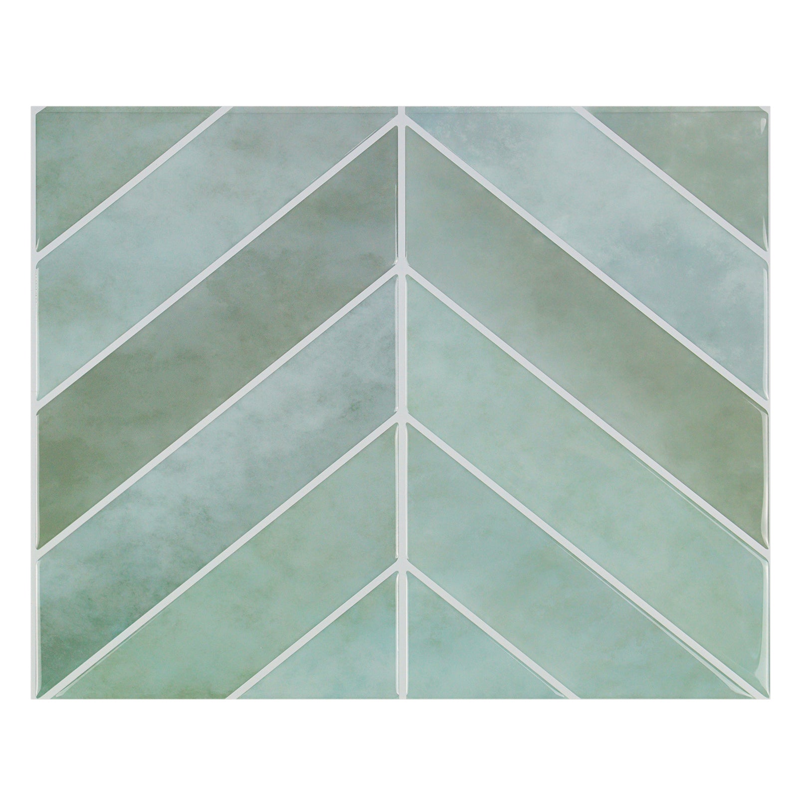 Stick&Done Falburkolat London Green - 10db - 32x25cm