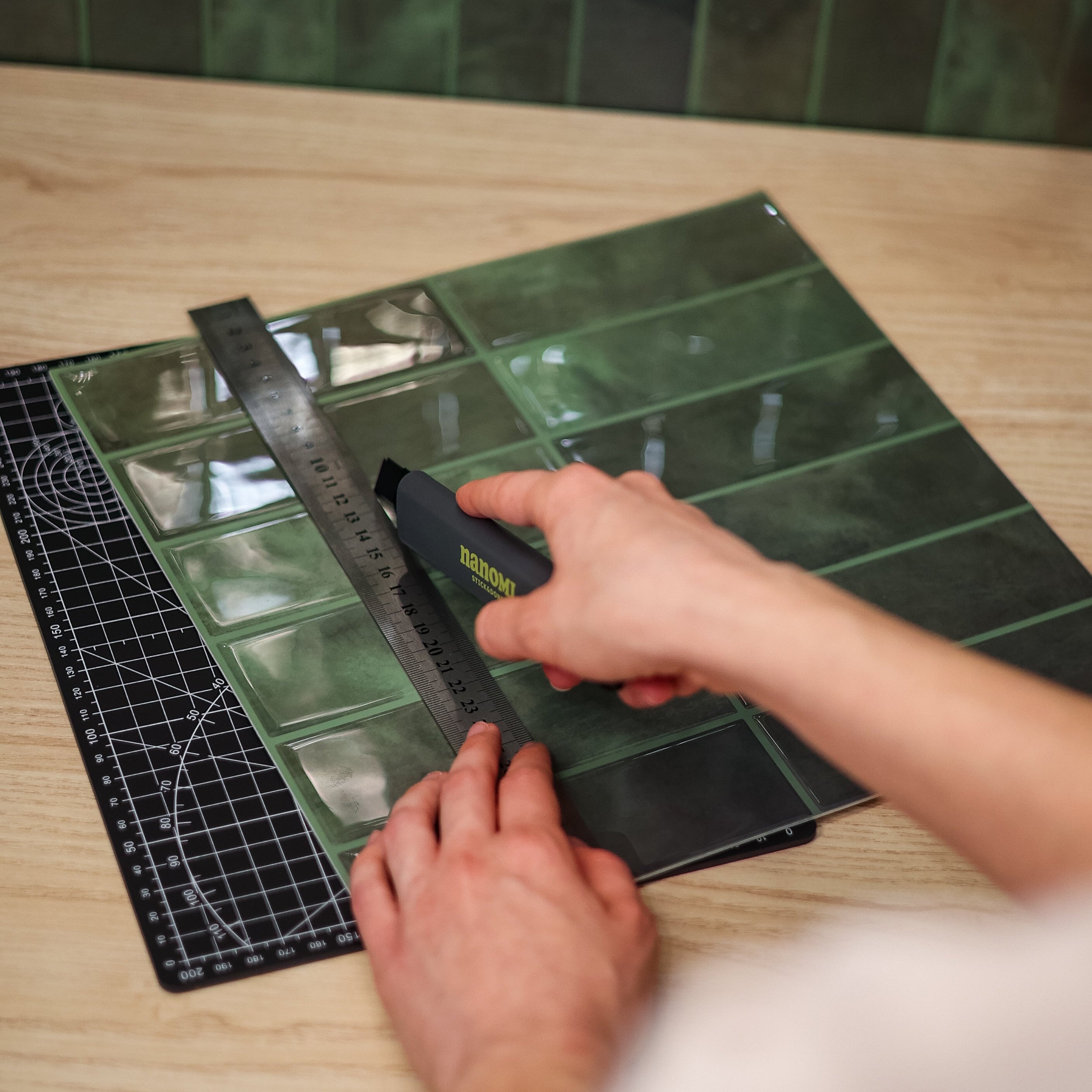 Nanomi Extra Erős Fém Vonalzó 30cm