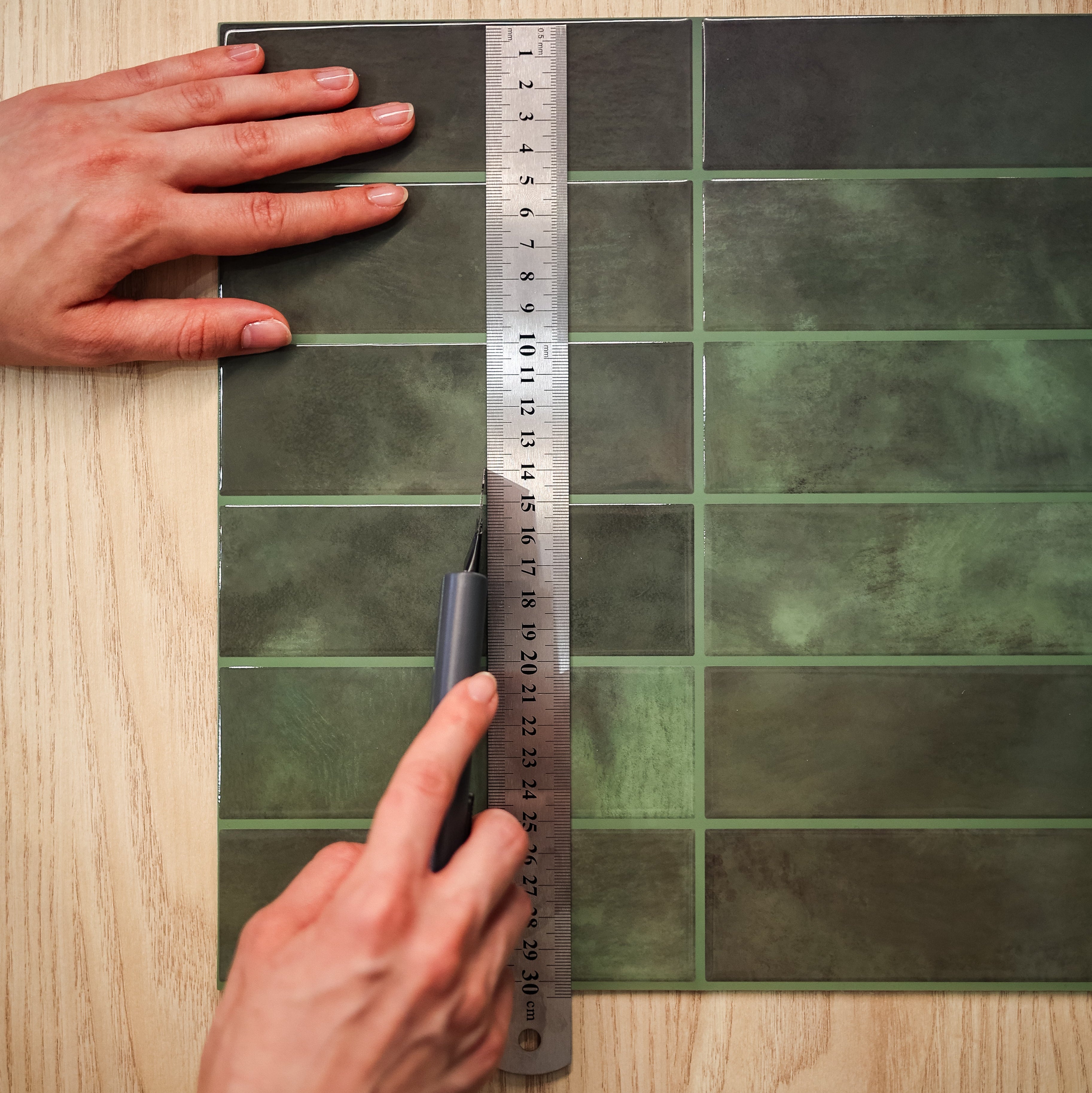 Nanomi Extra Erős Fém Vonalzó 30cm