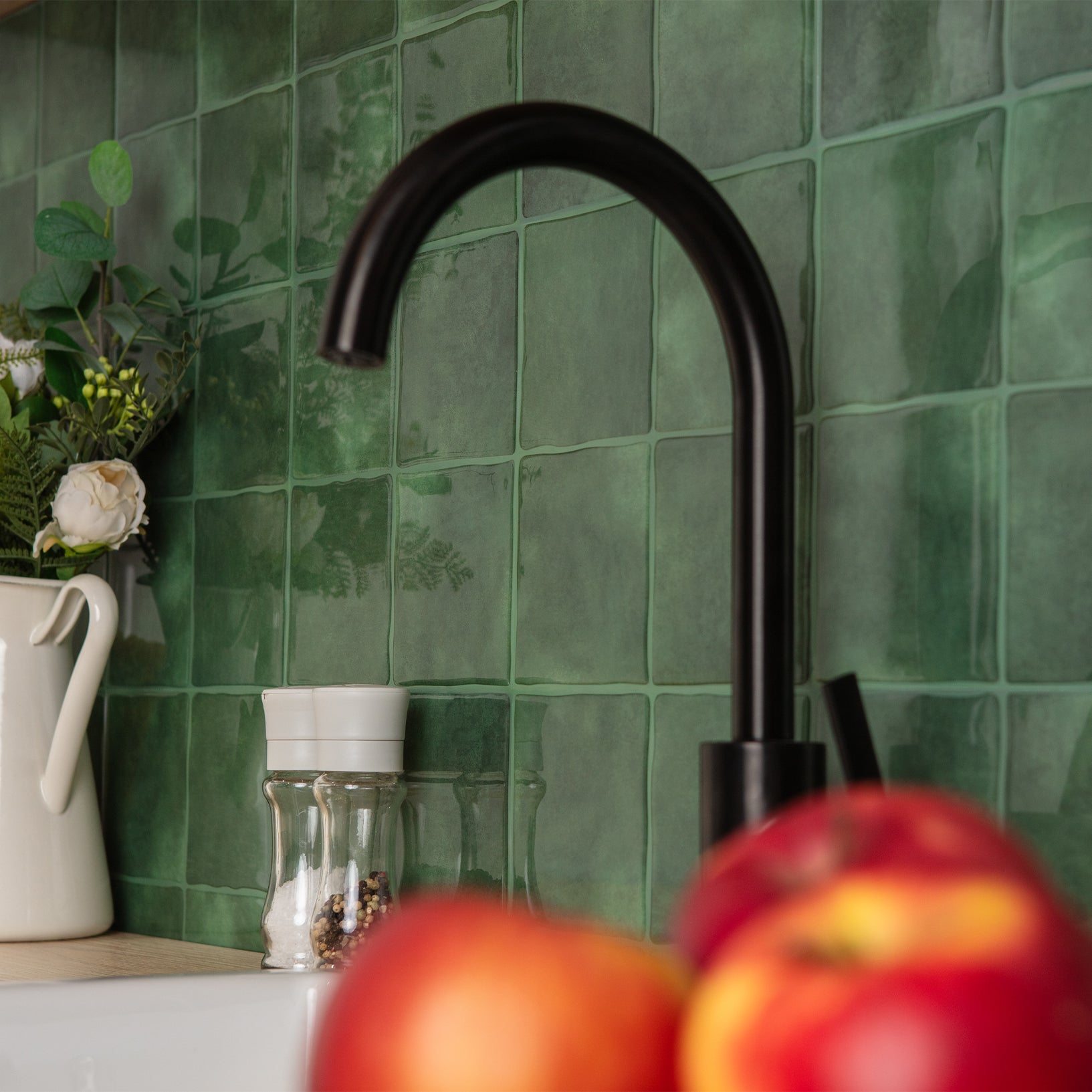 Stick&Done Falburkolat Madrid Green - 10db - 23x23cm