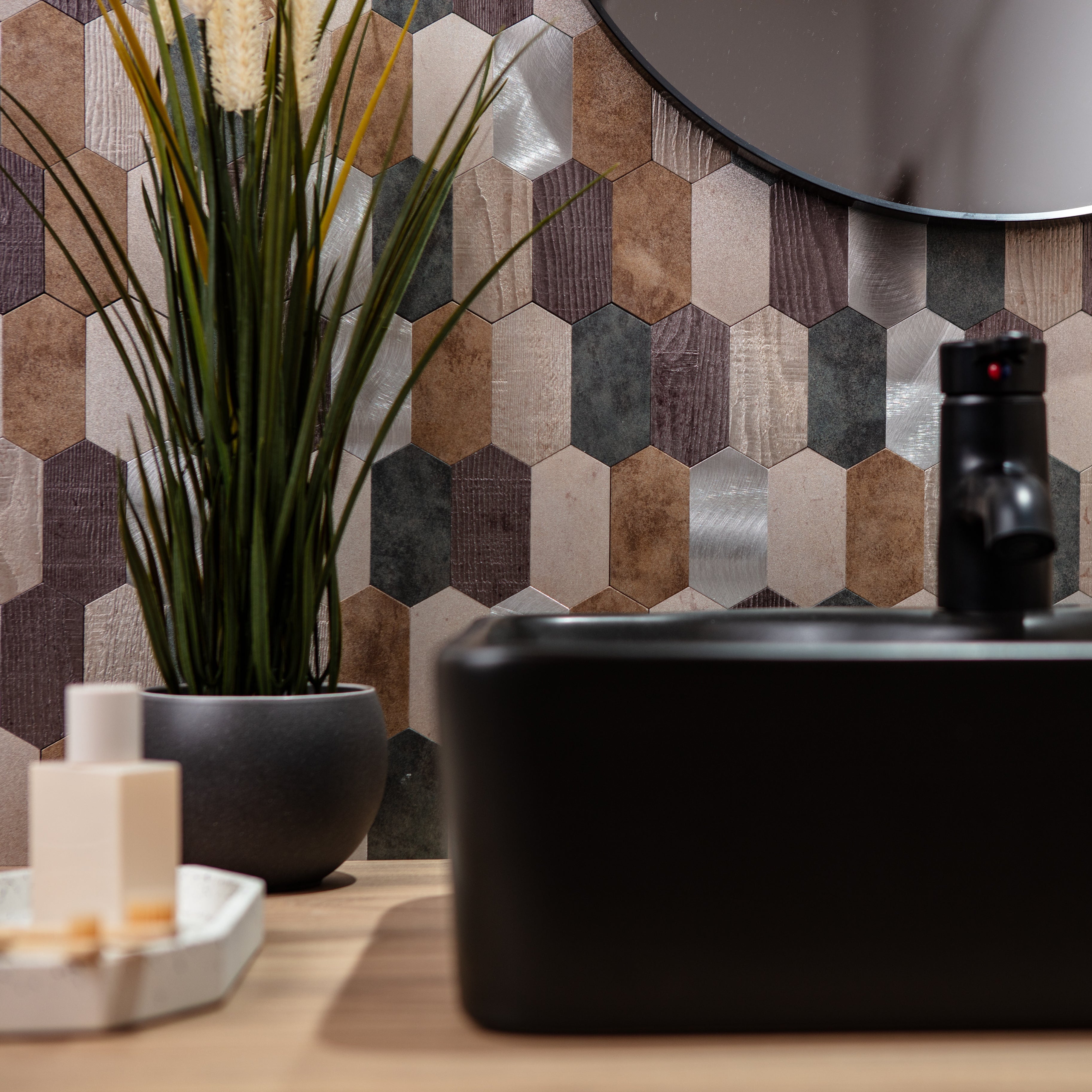 Stick&Done Pro Falburkolat Stockholm Metal - 10db - 28x29cm