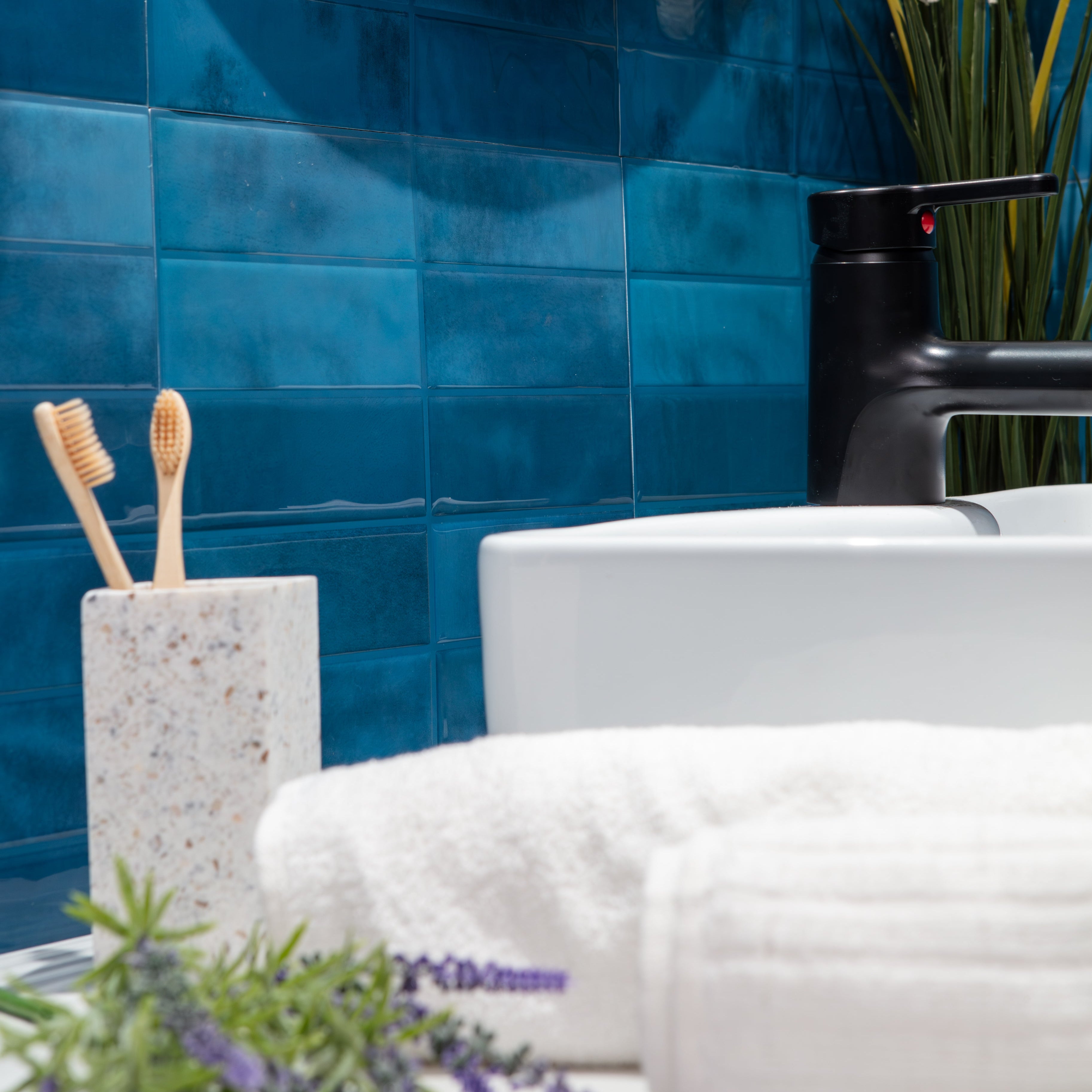 Stick&Done Falburkolat Bali Blue - 10db - 30x30cm