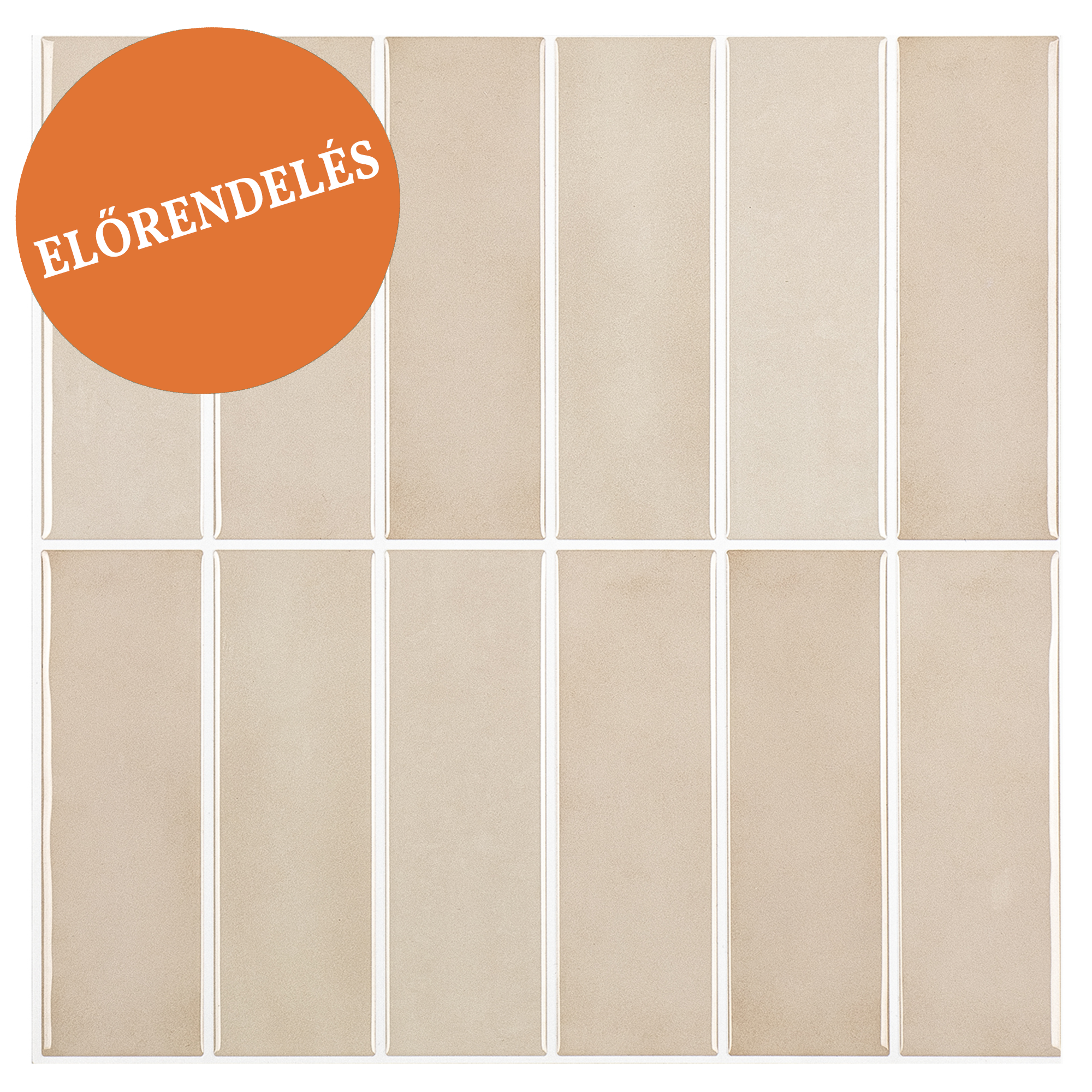 Stick&Done Falburkolat Bali Beige - 10db - 30x30cm
