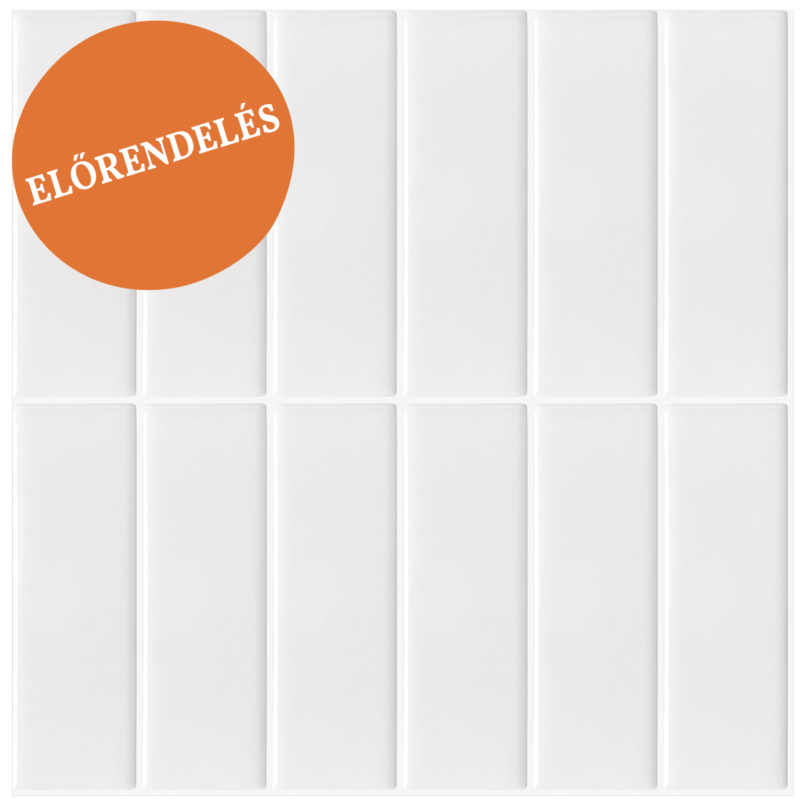 Stick&Done Falburkolat Bali White - 10db - 30x30cm