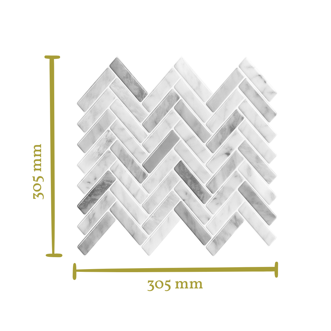 Stick&Done Falburkolat Chicago Gray - 10db - 30x30cm