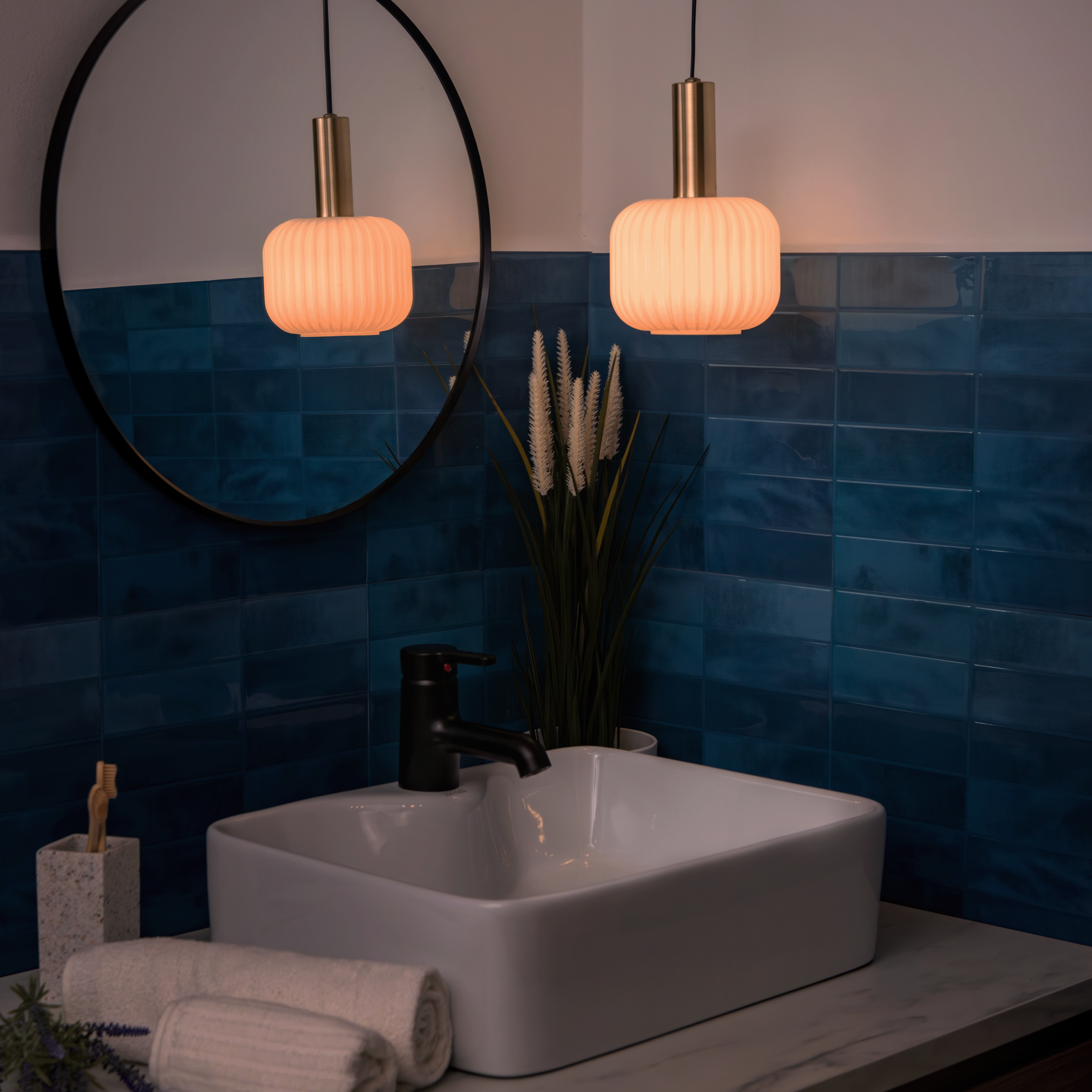 Stick&Done Falburkolat Bali Blue - 10db - 30x30cm