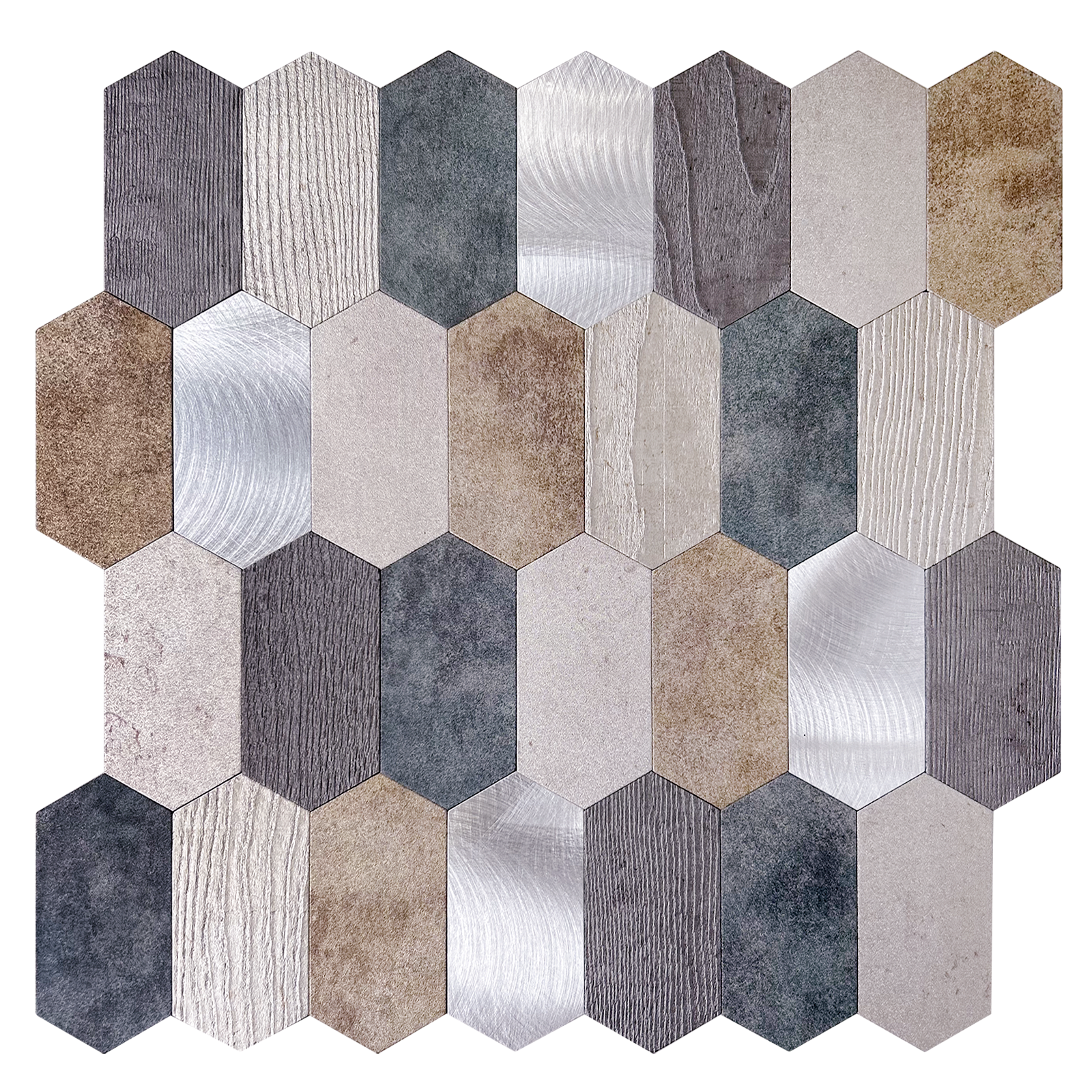 Stick&Done Pro Falburkolat Stockholm Metal - 10db - 28x29cm